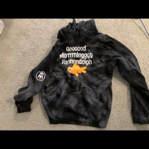 NWOT barstool hoodie size large tie dye new